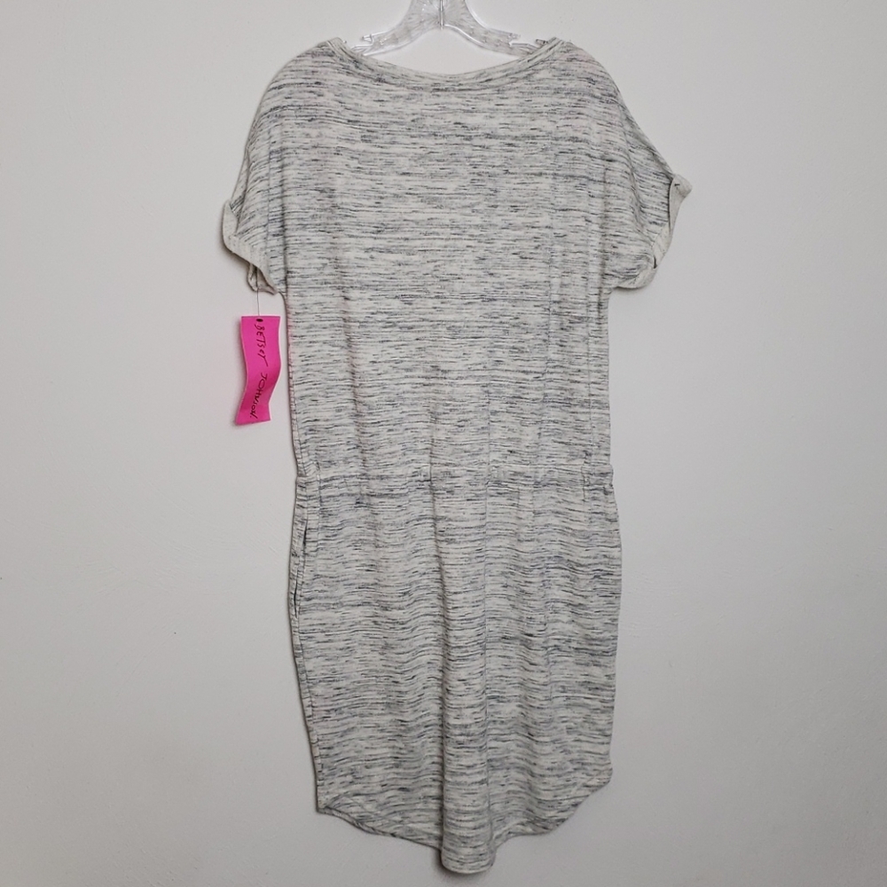 NWT Betsey Johnson Gray Sweatshirt Dress Size M - Picture 10 of 13